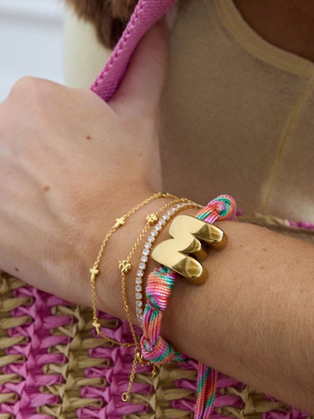 Initial charm Bracelets - Picture 4 of 4